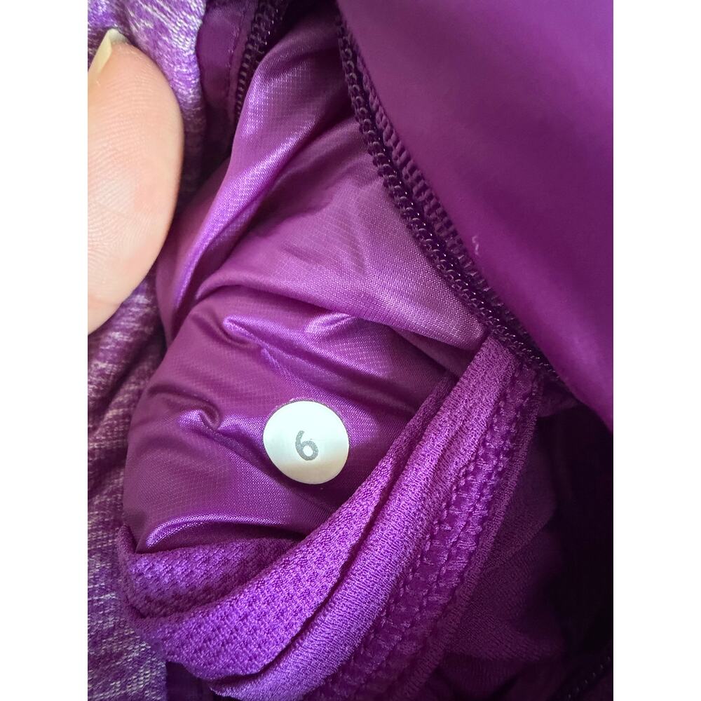 Lululemon Athletica Down For A Run Vest Tender Violet Release Women's Size 6 - Picture 8 of 13